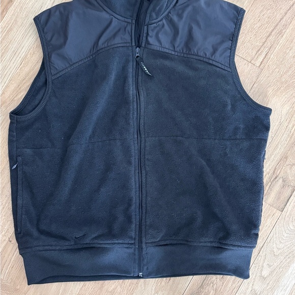 Nike Golf Men's Fleece Dark Black Vest - Picture 8 of 10